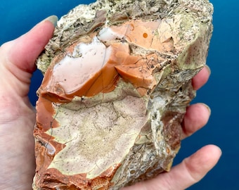 Old Stock Oregon Opal on Rhyolite Jasper Mineral Display Specimen 1.67 lbs