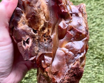 Orange Brown Opal Mineral Display Specimen 4.26 lbs