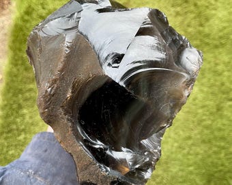 Banded Rainbow Obsidian Rough Mineral Display or Lapidary Specimen 3.5 lbs