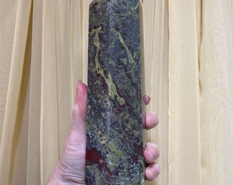 3.66 lbs Dragonsblood Jasper Obelisk Pillar Tower Point Wand Column Generator