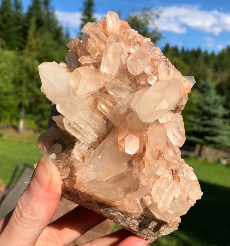Large Quartz Crystal Cluster Mineral Specimen