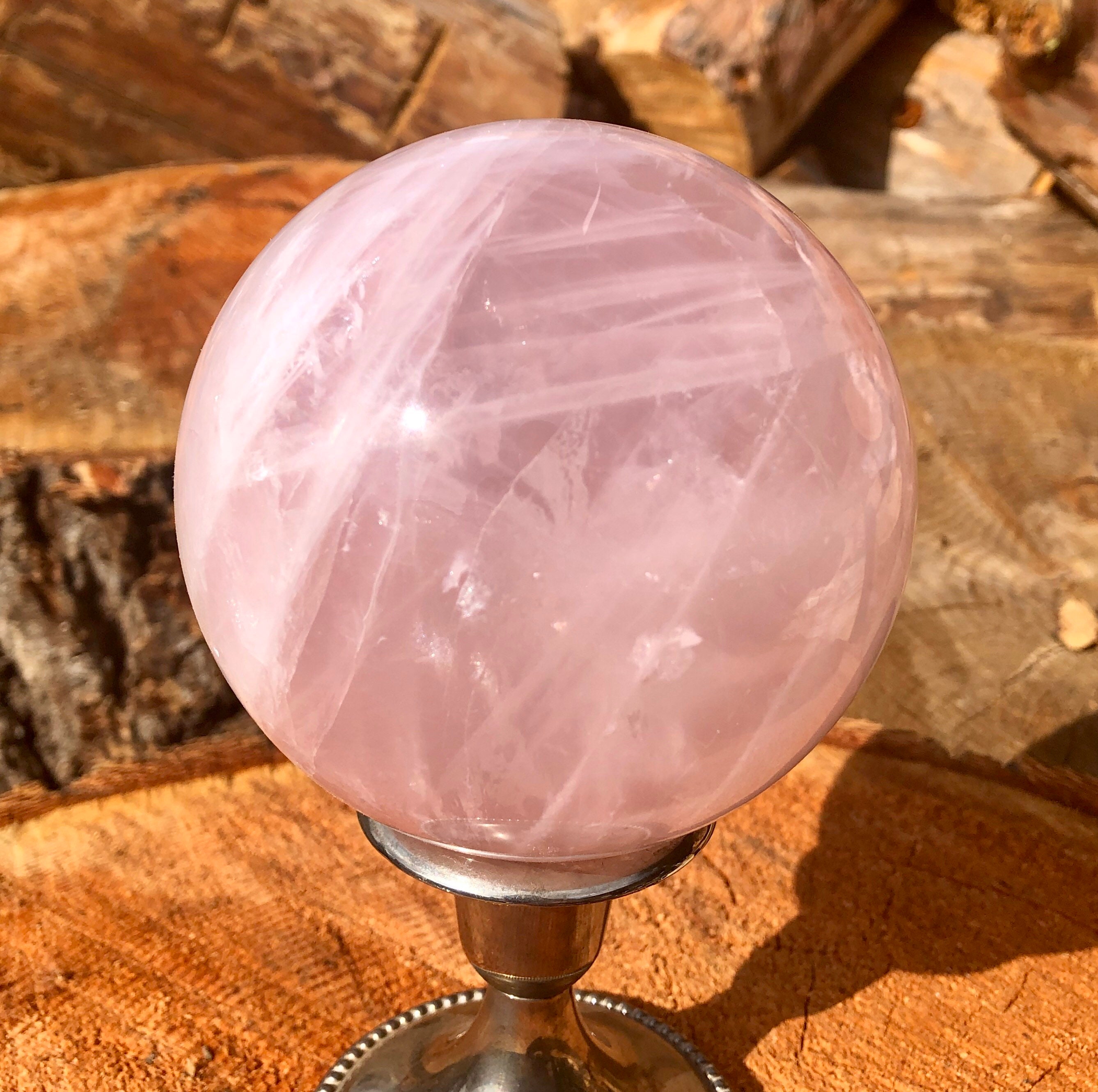 natural polished rose quartz sphere natural polished rose quartz sphere