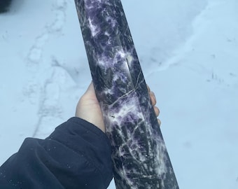 5.46 lb Fluorite Obelisk Pillar Tower Point Wand Column Generator