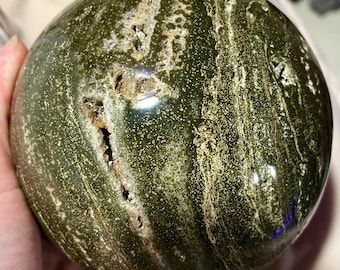 120mm Ocean Jasper Orbicular Jasper Sphere Orb Ball
