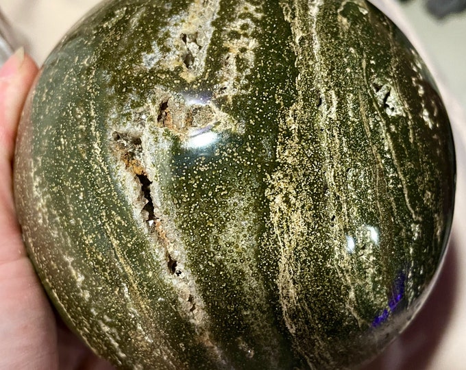 120mm Ocean Jasper Orbicular Jasper Sphere Orb Ball