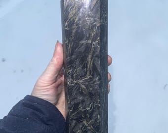 4.22 lbs Astrophyllite Obelisk Pillar Tower Point Wand Column Generator