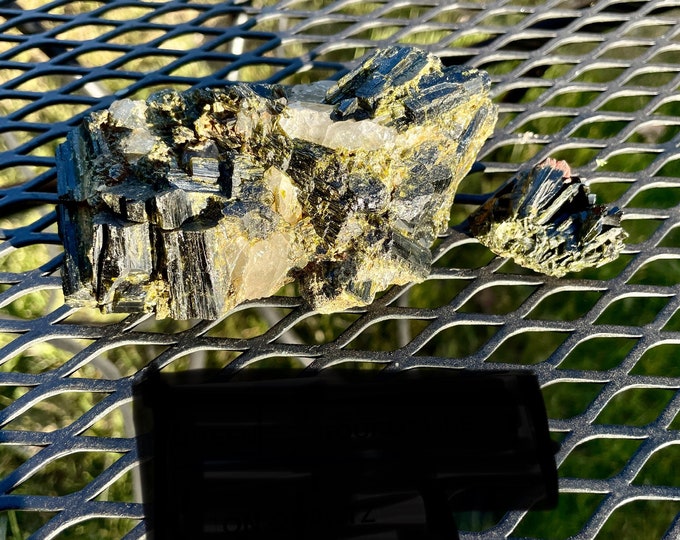 Epidote Crystal Clusters 366 grams Set of 2