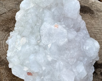 Apophyllite Crystal Cluster Mineral Display Specimen 11.1 lbs