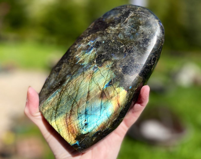 Labradorite Freeform Mineral Display Specimen 3.91 lbs