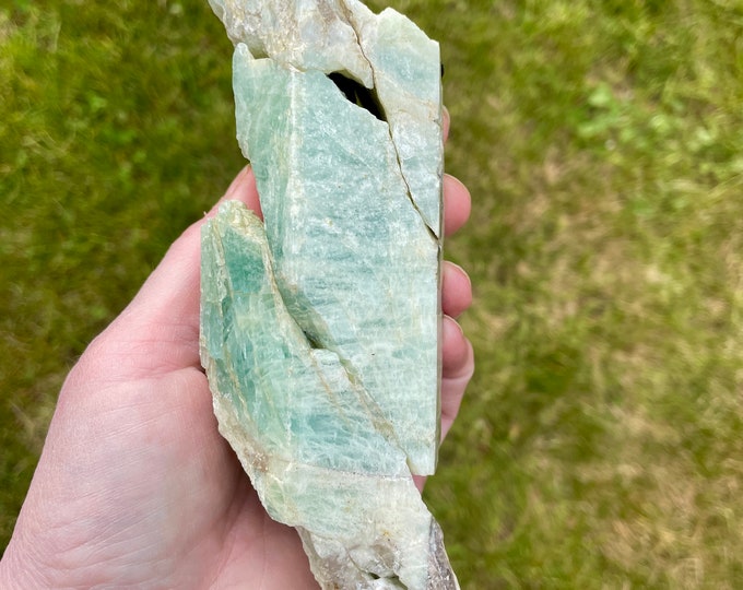 Repaired Aquamarine Crystal 1.14 lb
