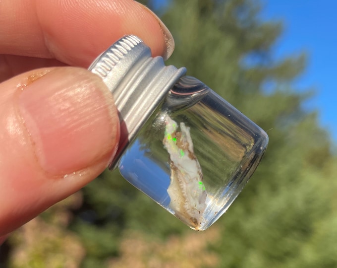 3.1 carat Virgin Valley Nevada White Opal Display Specimen