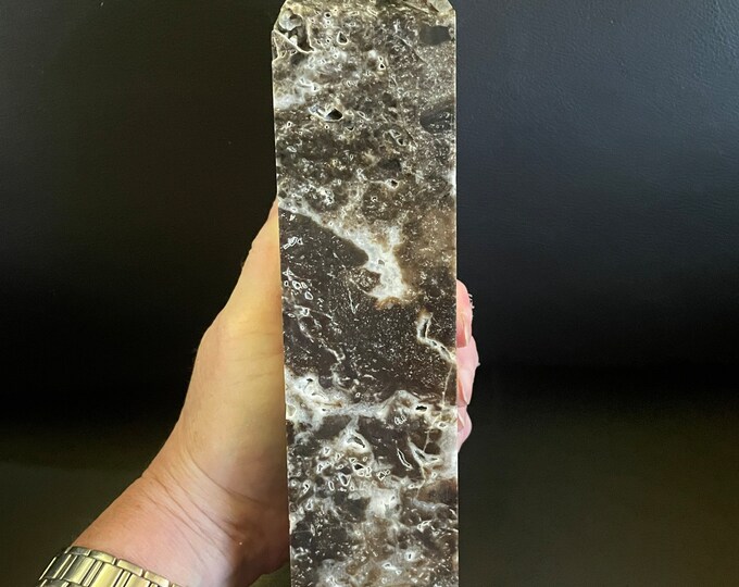 3.5 lbs Sphalerite Obelisk Pillar Tower Point Wand Column Generator