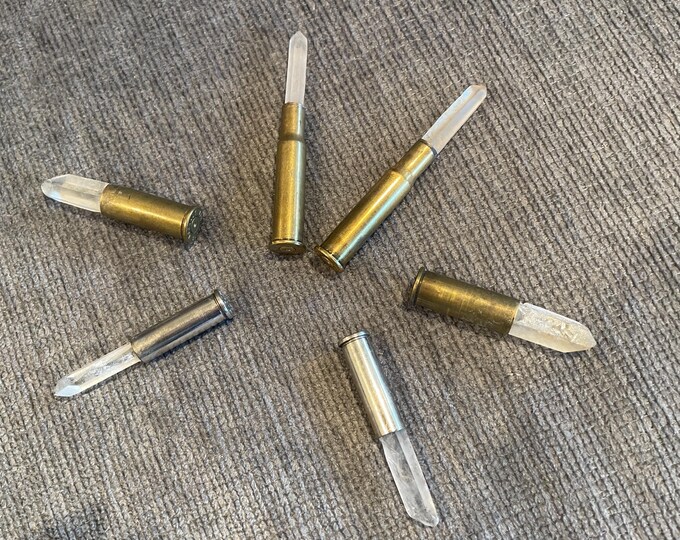 Quartz Crystal Bullets 3 pairs