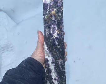 5.2 lbs Fluorite Obelisk Pillar Tower Point Wand Column Generator