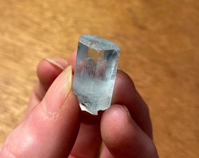 5.22g Terminated Aquamarine Crystal Mineral Display Specimen