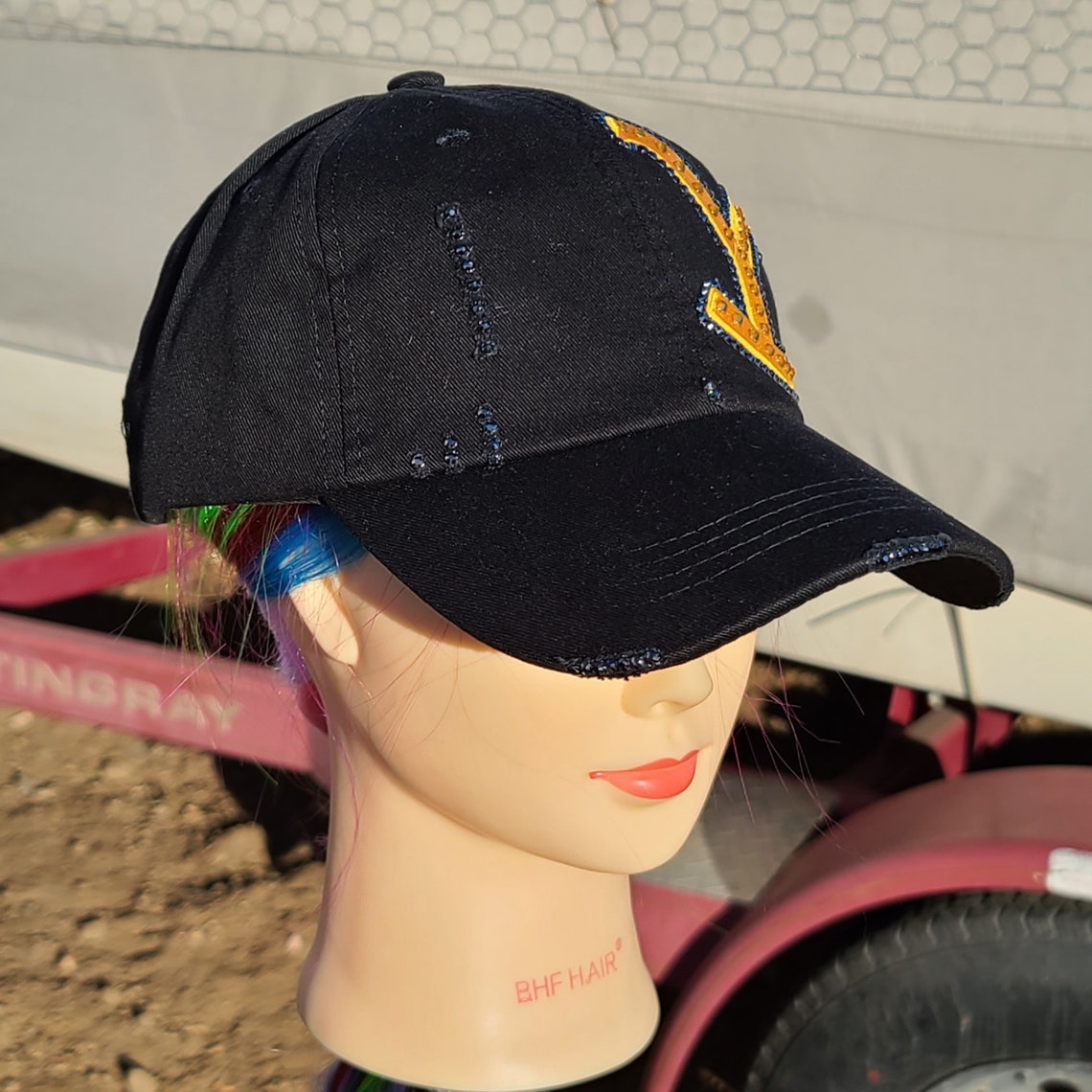 Ladies Black Yellowstone Y BLING Hat Etsy