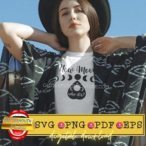 Neumond Wer Dis svg/png/pdf/eps, Halloween svg, Guttermouth Couture digitaler Download, Halloween Sublimation Png, Ouija svg, okkulte svg