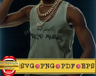 Trap Music SVG PNG: Hip Hop Sublimation Design (Digital Download)