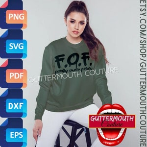 FOF-familj över grovt brott Svg: Digital nedladdning av Guttermouth Couture
