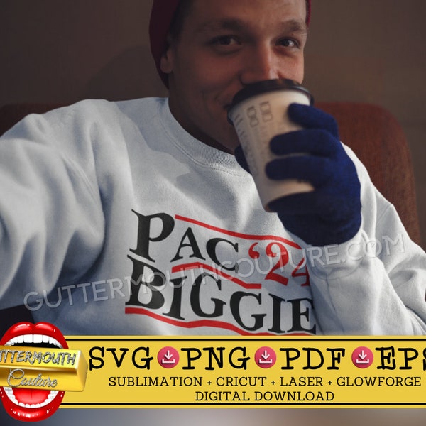 Pac and Biggie 2024 Svg/Png Digital Download, Rap Music Sublimation Design, Music Svg, Hip Hop Svg, Tupac Svg, 2Pac Svg, Rap Svg Cricut Png