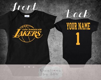 personalized baby lakers jersey