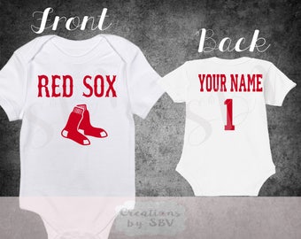 custom infant red sox jersey