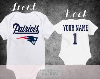 personalized patriots jersey baby