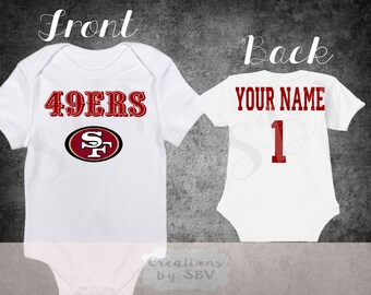 custom baby 49ers jersey