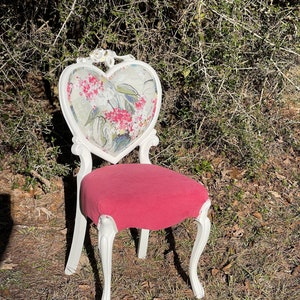 You Have My Heart with this very special heart-shaped chair. To be customized to your taste and decor. A Valentine's Day gift for her.