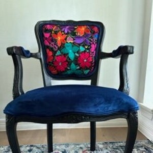 Artisan blue accent chair clearance
