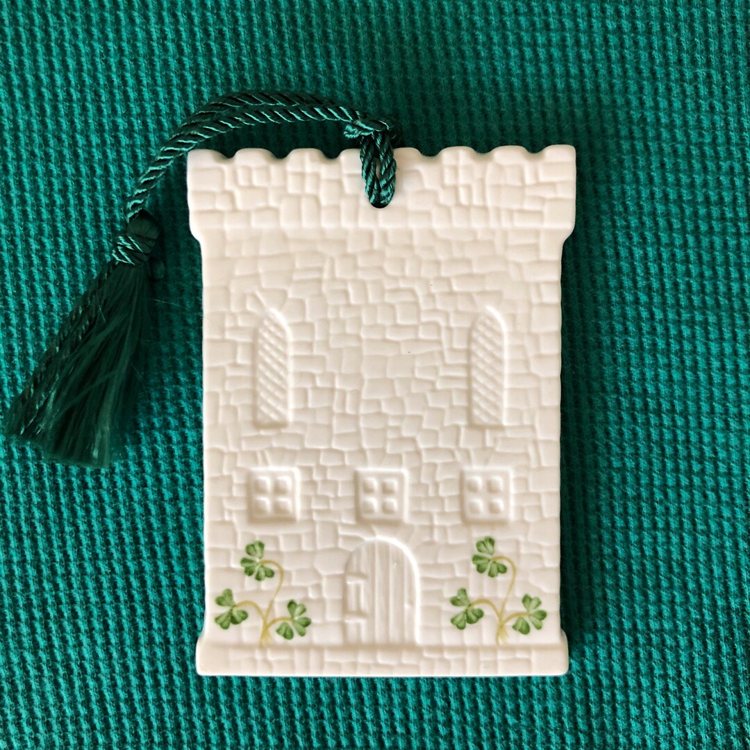 Belleek Donegal Castle Ornament Ireland MIB Etsy
