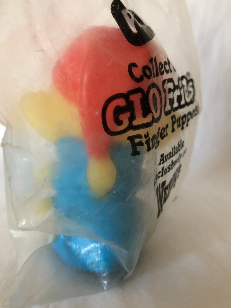 Glo Cricket, Glo Friend, MIP, Wendy's Kids Meal, Finger Puppet, Playskool, 1988 afbeelding 6