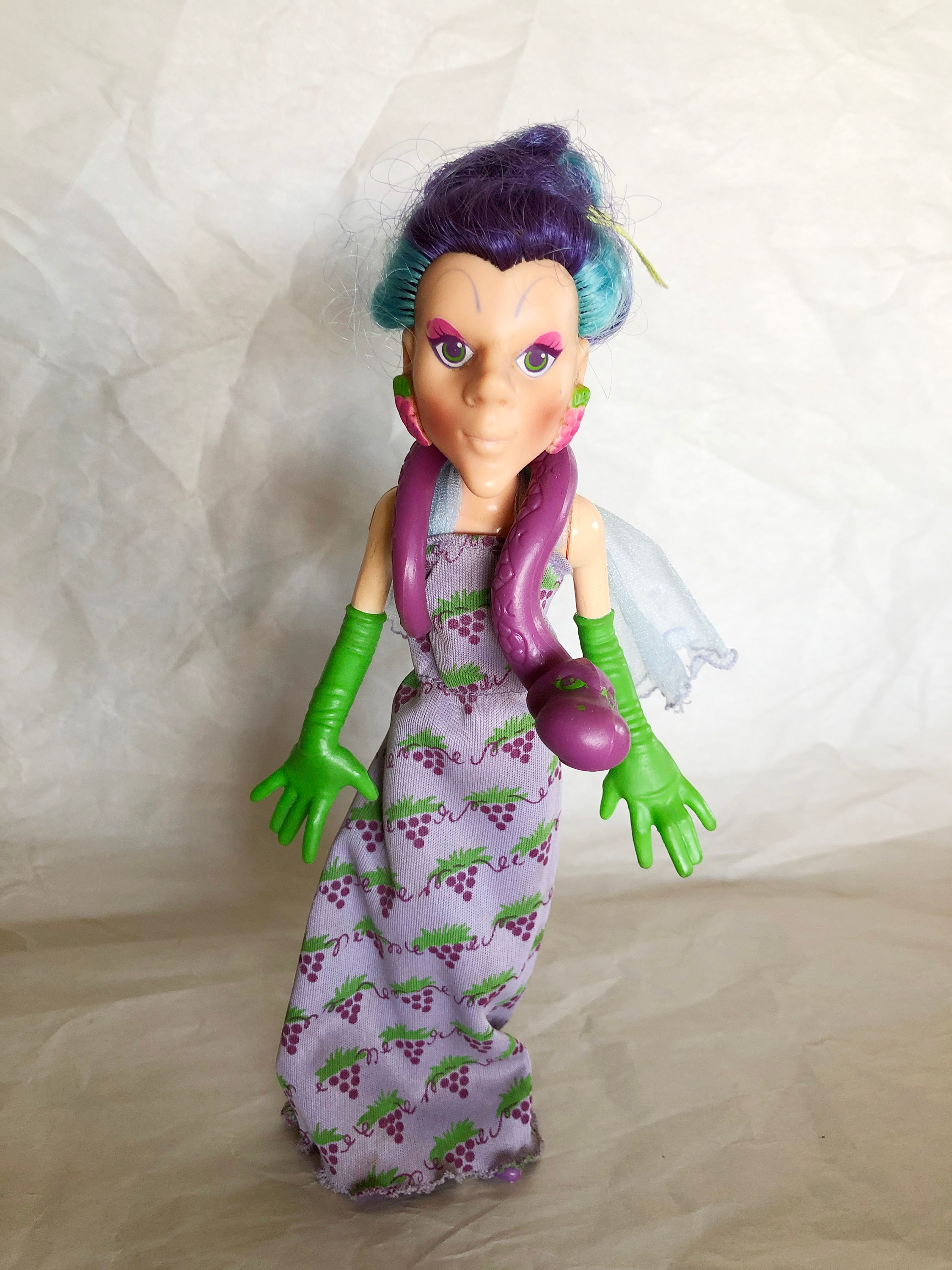 Vintage Sour Grapes Doll W/ VHTF Dreggs, Strawberry