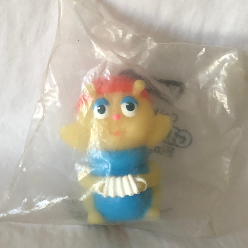 Glo Cricket, Glo Friend, MIP, Wendy's Kids Meal, Finger Puppet, Playskool, 1988 afbeelding 1