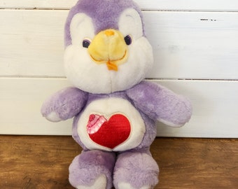 cozy heart penguin plush