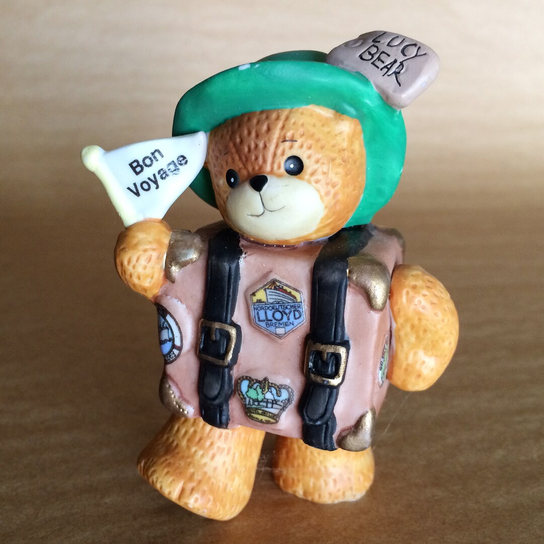 Lucy and Me Figurine Bon Voyage Suitcase Traveler Vacation Etsy Australia