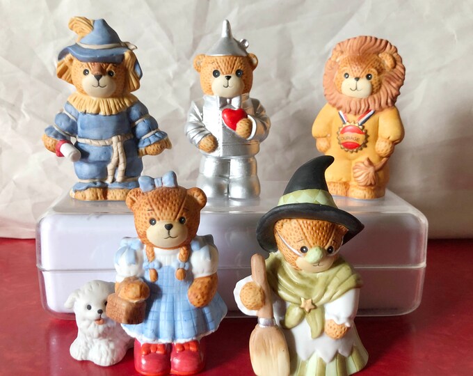 Lucy and Me Wizard of Oz Figurines, Set of 5, Dorothy, Toto, Wicked