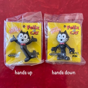 Felix the Cat Lapel Pin, NRFP, Choose Hands Up or Down, 1989