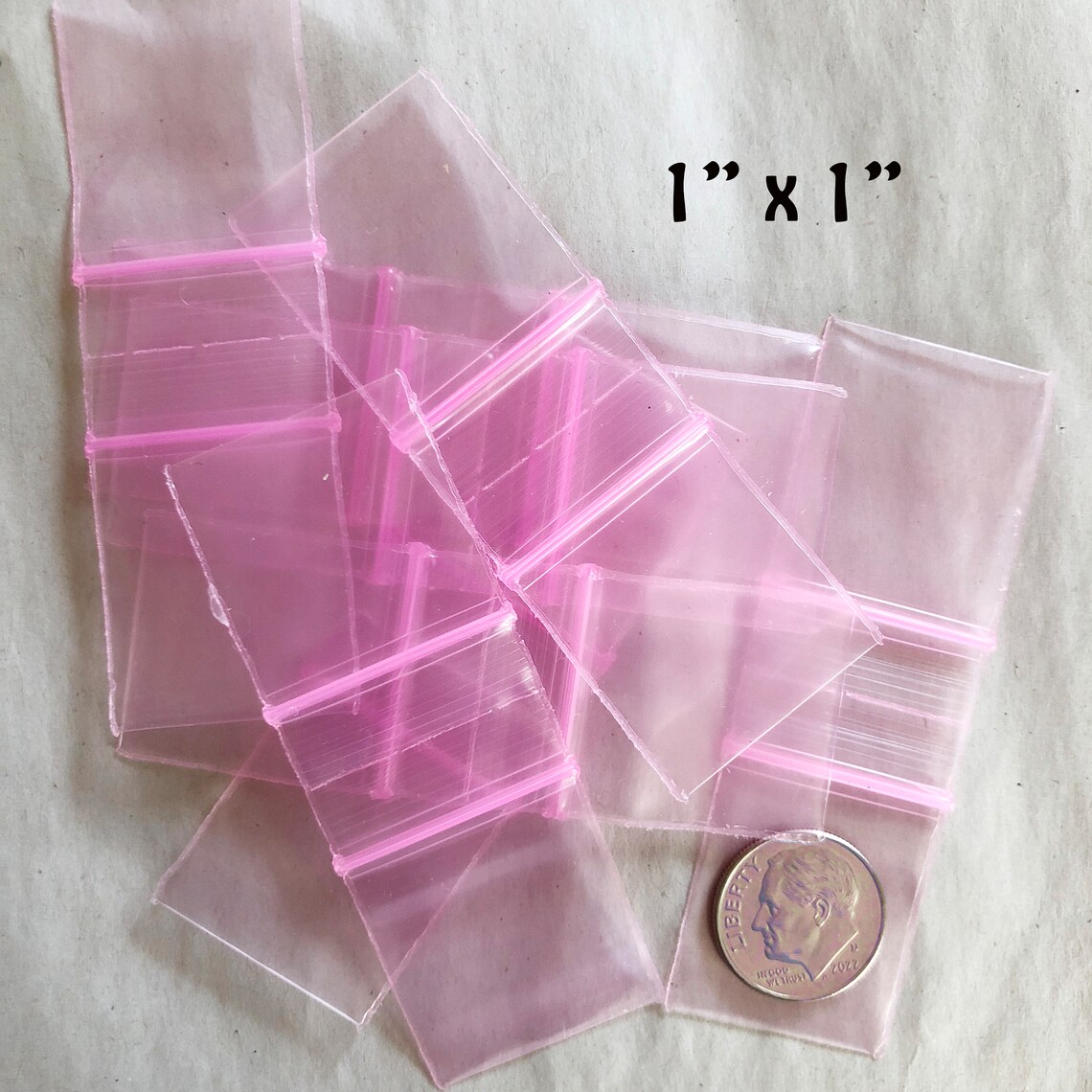200 Resealable Mini Baggies Pink Blue Green Apple Bags - Etsy UK