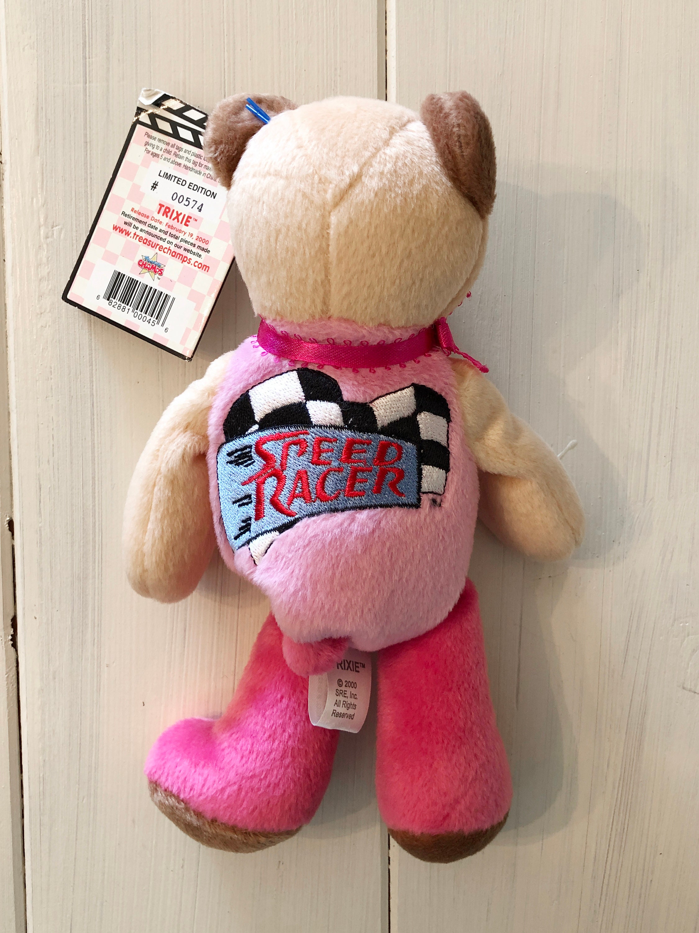 Retired 2000 Speed Racer & Trixie Hollywood Huggables Limited Edition Bears