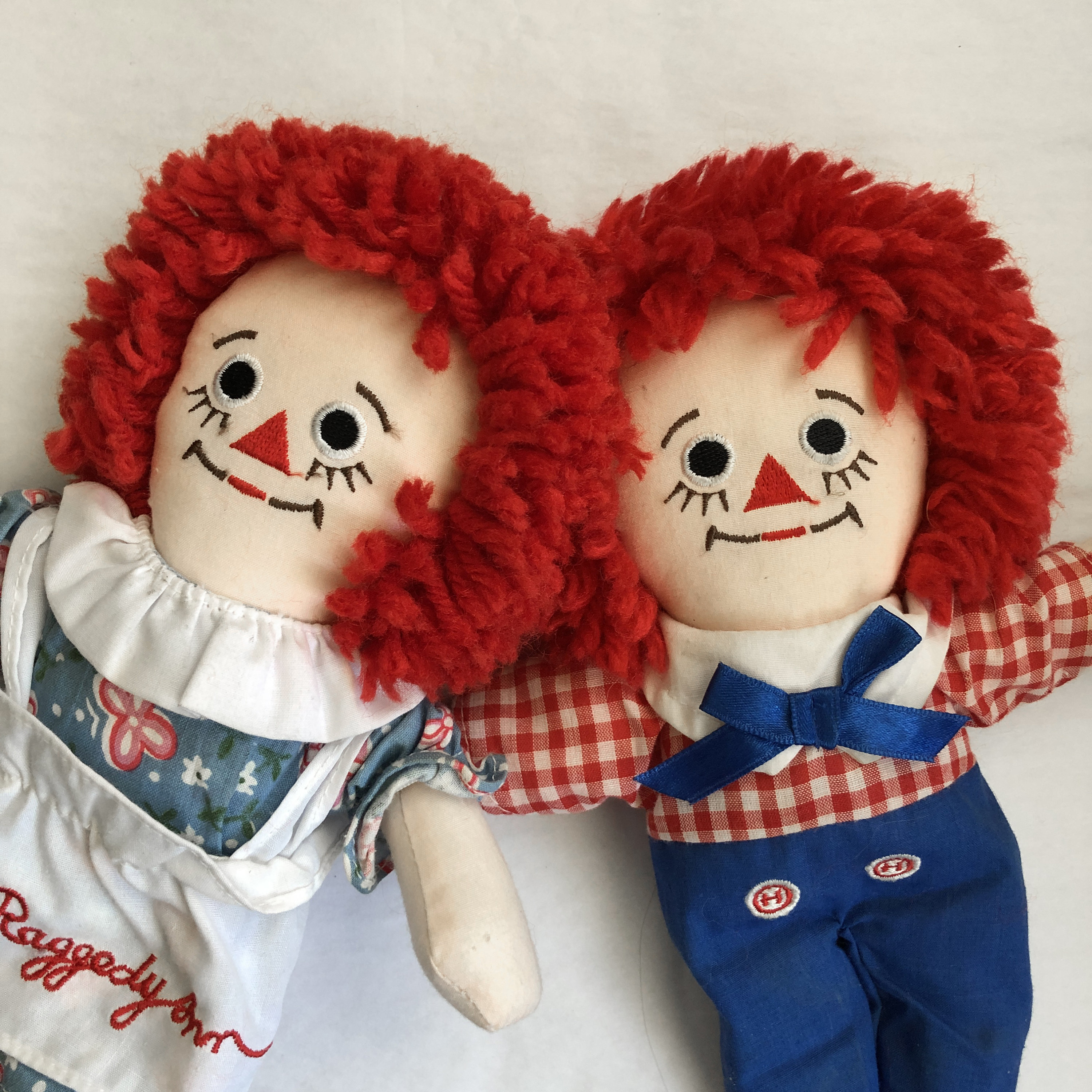 Raggedy Ann & Andy Rag Dolls by Applause - Etsy 日本