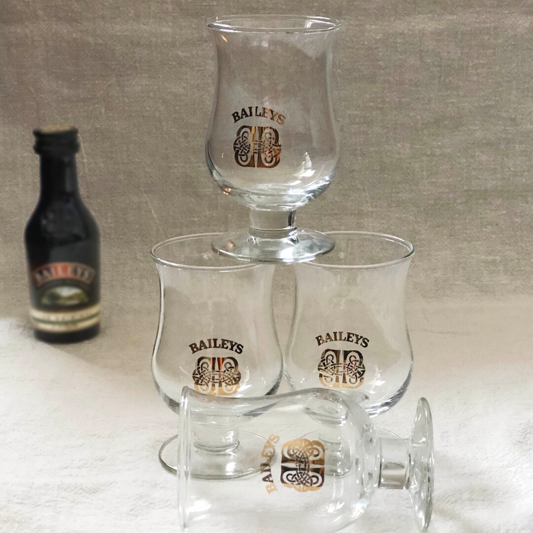 Baileys Irish Whiskey Glasses Set/4 Shot Glasses Etsy