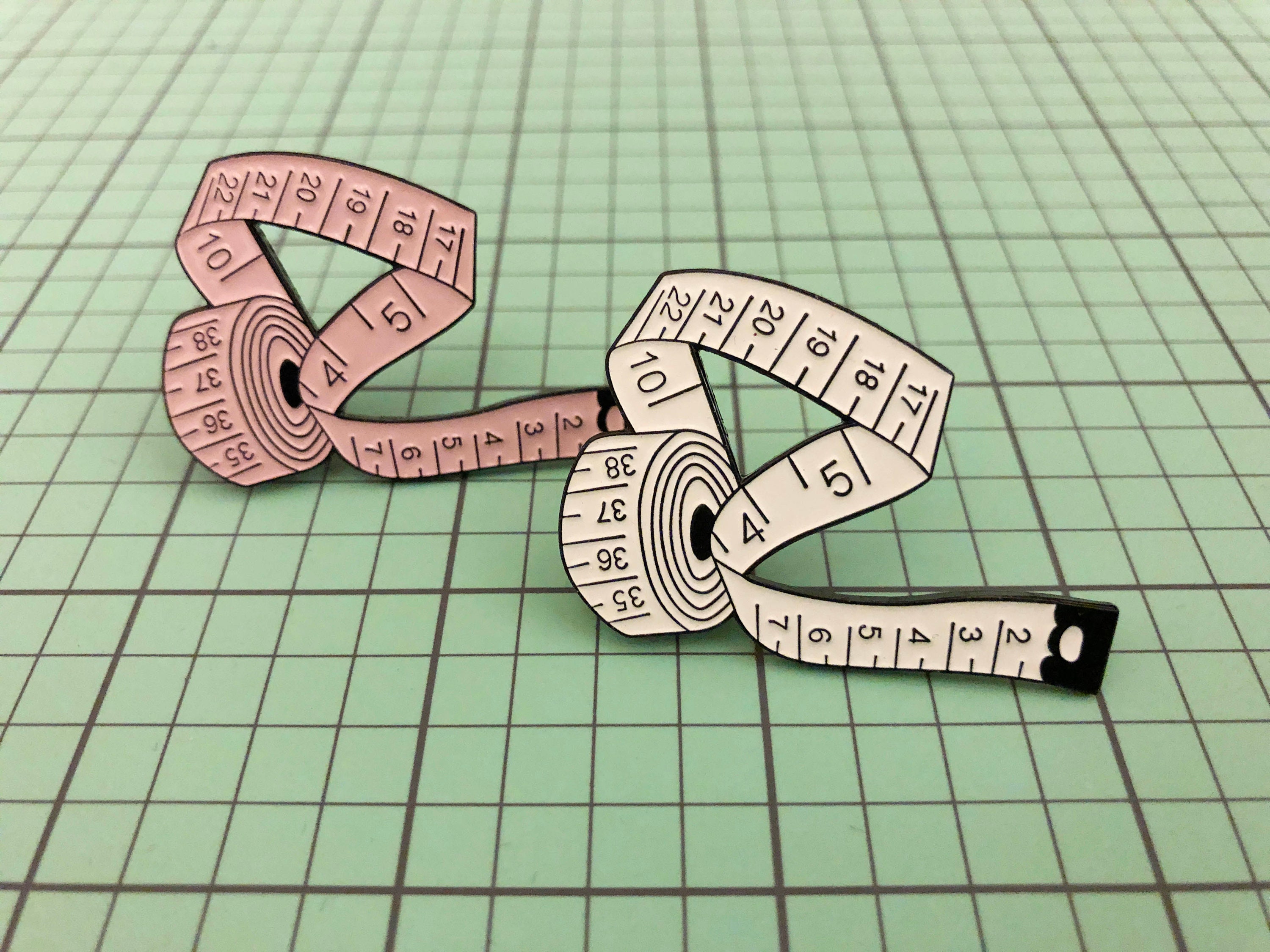 Measuring Tape Enamel Pin – QuiltsSupply