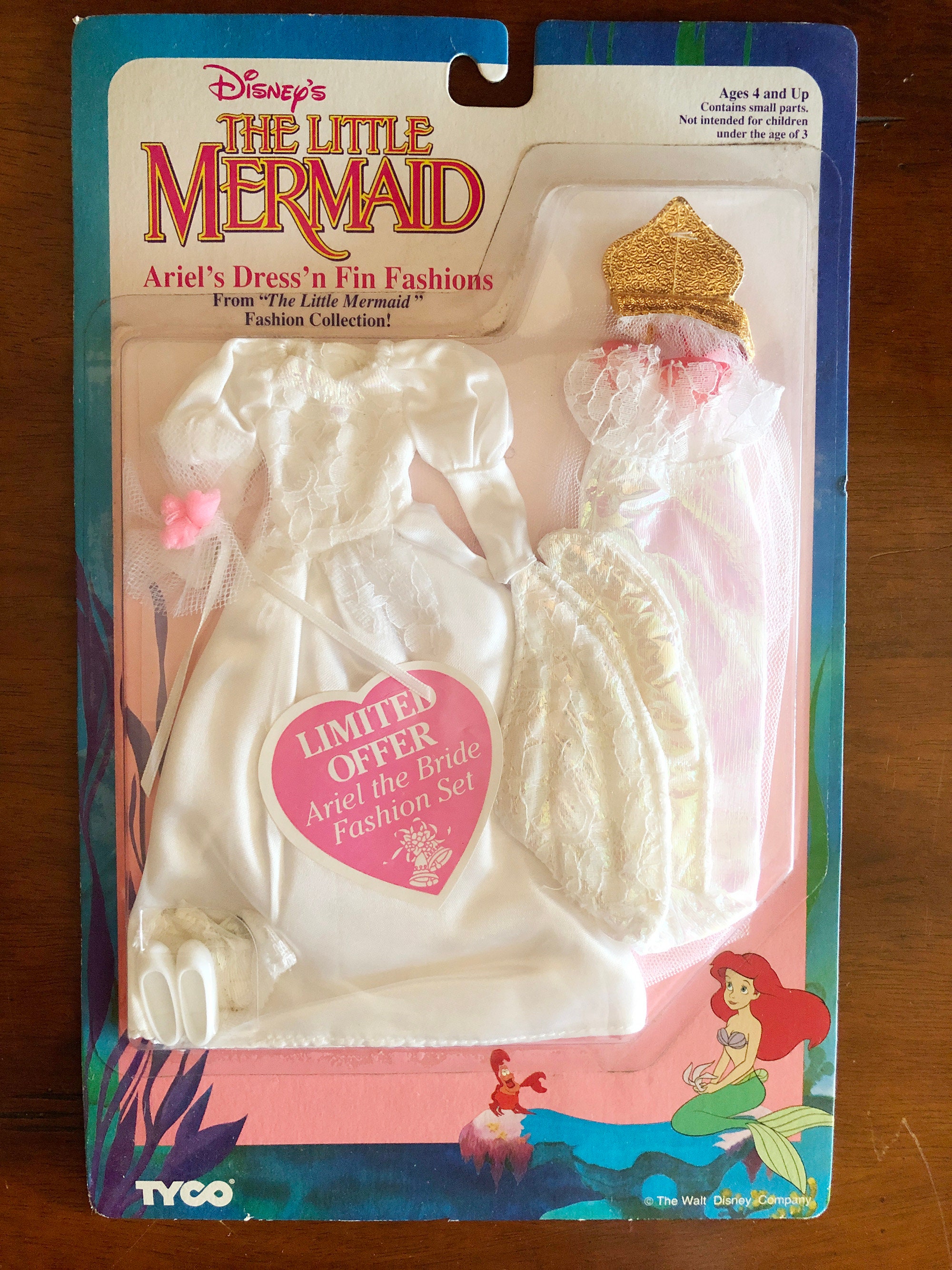 The Little Mermaid Wedding Gown, Limited Offer, MOC, Tyco, Disney -   Finland