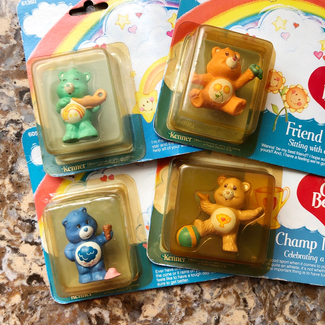 Care Bear Minis, MOC, Choose Champ, Wish, Grumpy, Friend, 1980s - Etsy