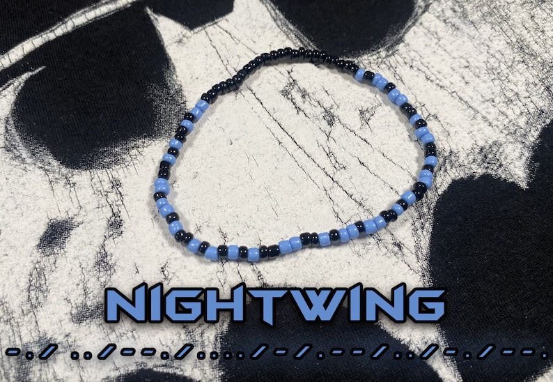 Batfam Morse Code Bracelet bild 3