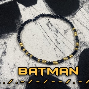 Batfam Morse Code Bracelet bild 2