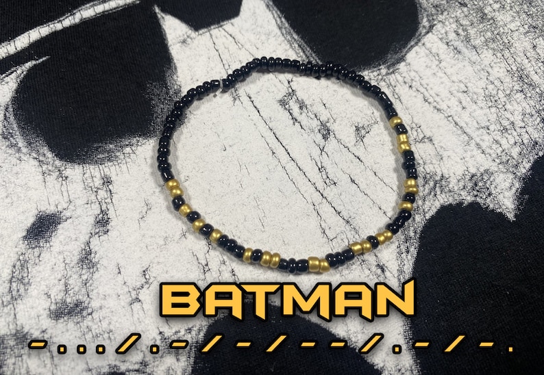 Batfam Morse Code Bracelet bild 2