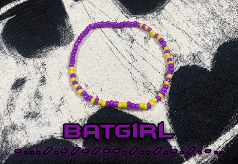 Batfam Morse Code Bracelet bild 8