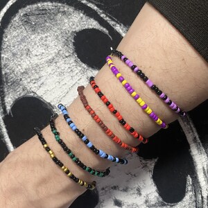 Batfam Morse Code Bracelet bild 1